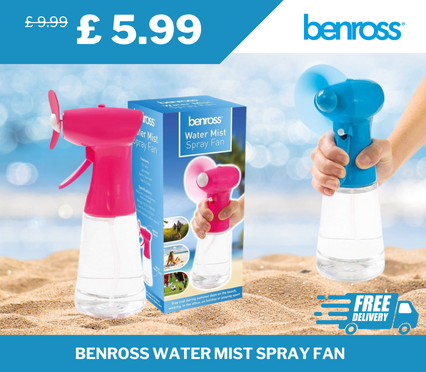 BENROSS Water Mist Spray Fan  
