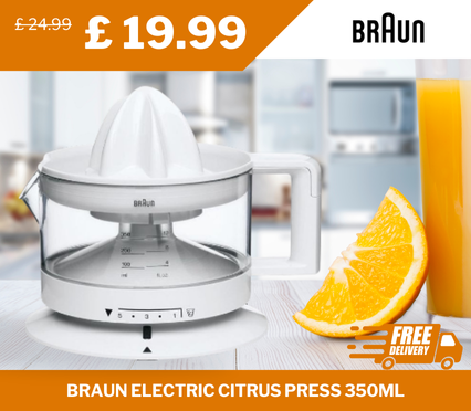 Braun Electric Citrus Press 350ml