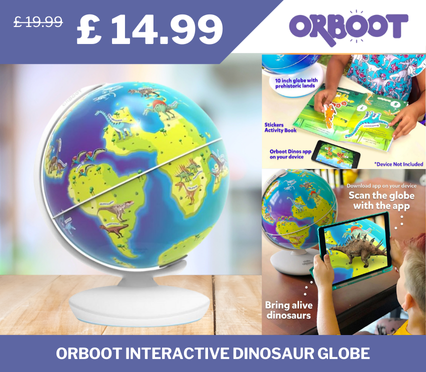 Orboot Interactive Dinosaur Globe