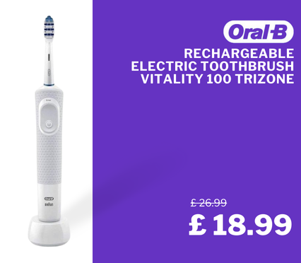 Oral-B Buzz Lightyear Kids Electric Toothbrush, originally £22.99, now £18.99 – 17% discount