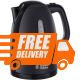 Russell Hobbs Textures Electric 1.7L Cordless Kettle Fast Boil 3KW Black 