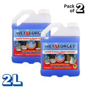 Wet & Forget Mould Lichen & Algae Remover 2L+2L Pack of 2 