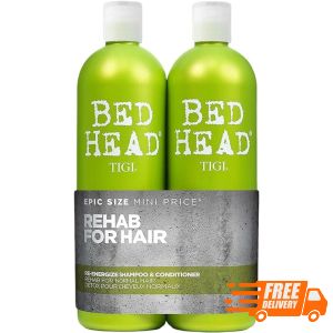 TIGI Bed Head Re-Energise Shampoo & Conditioner Set All Hair Types (2 Pack Of 750ml)

